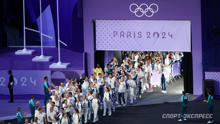    Церемония закрытия Олимпиады-2024 в Париже.Дарья Исаева