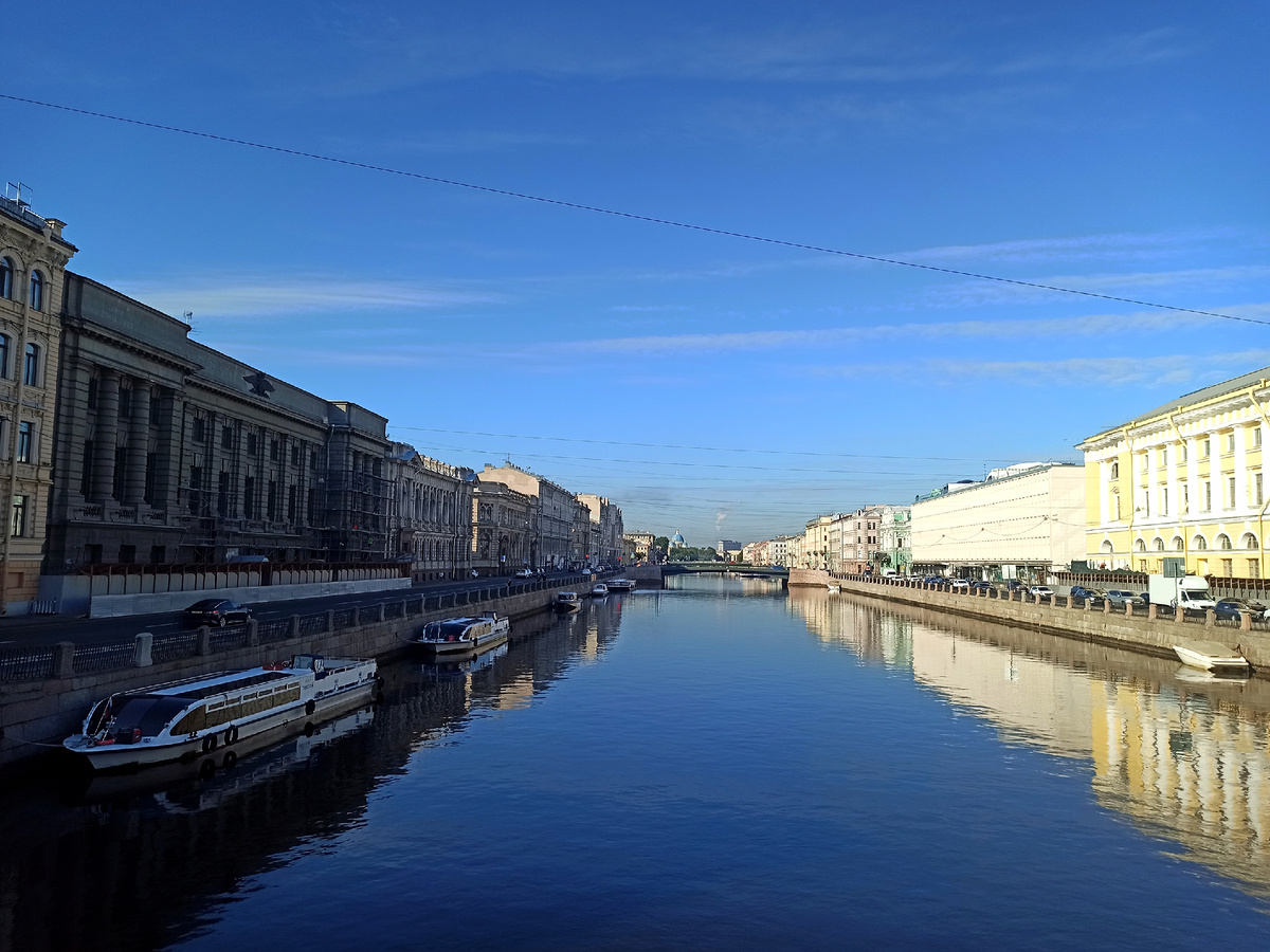 Красивый вид на р. Фонтанка