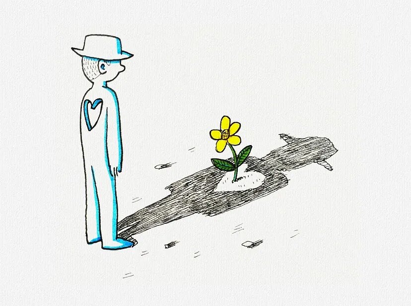 Кусочки того, что делает нас теми, кто мы есть, теряются в тени, оставляя нас с чувством пустоты.