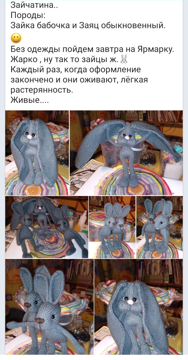 Зайки вот эти тоже в отель съездили. Теперь смотрят мир отдельно от меня😊. 