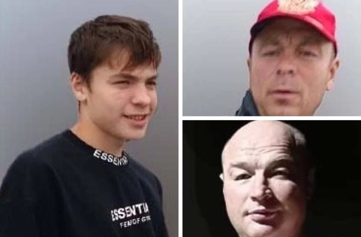    Слева Илья Пичугин, справа вверху Сергей Пичугин, справа внизу Михаил Пичугин.