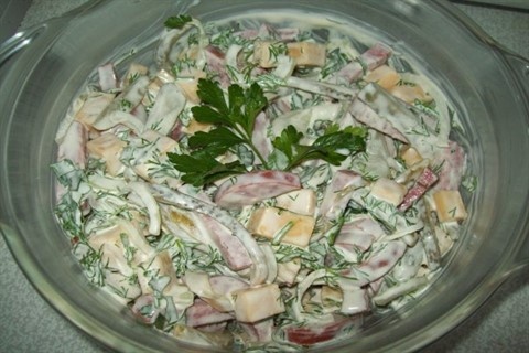 Рецепт Рубец в белом соусе с овощами