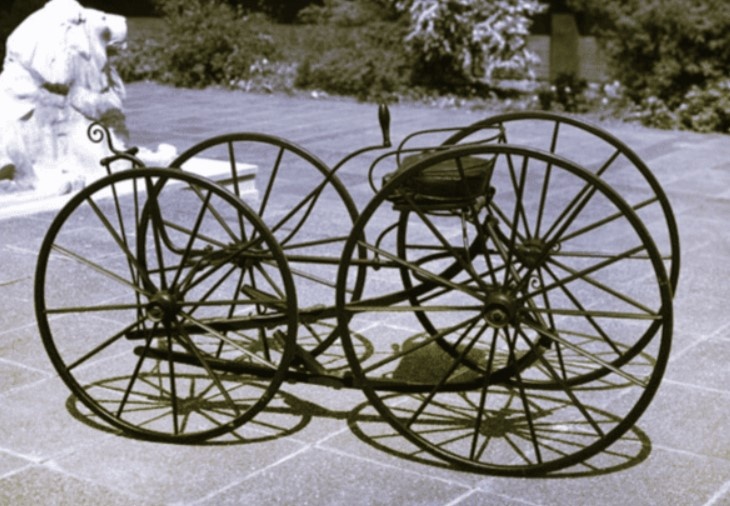 Первая повозка с рулевым управлением на 4-х колесах Дж. Уорда, 1850 год