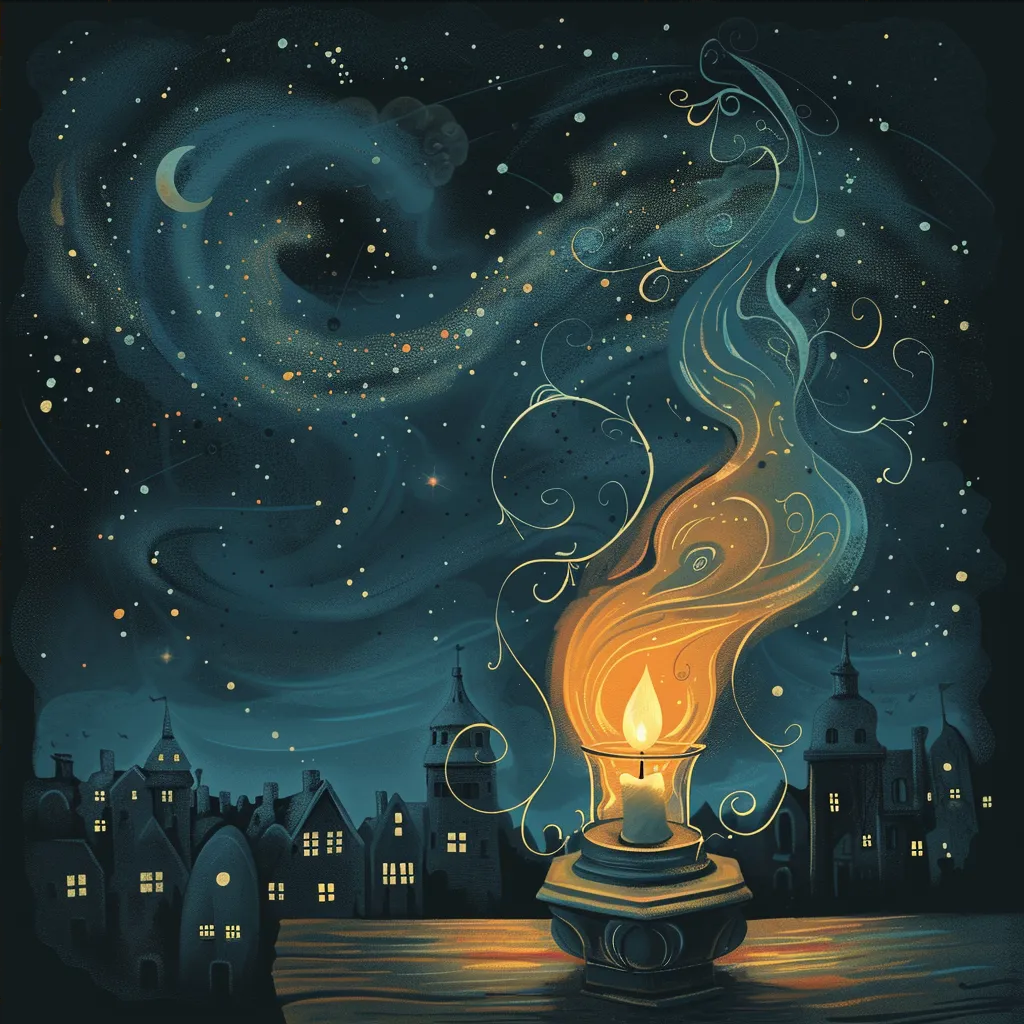 Превращение свечи в фонарь