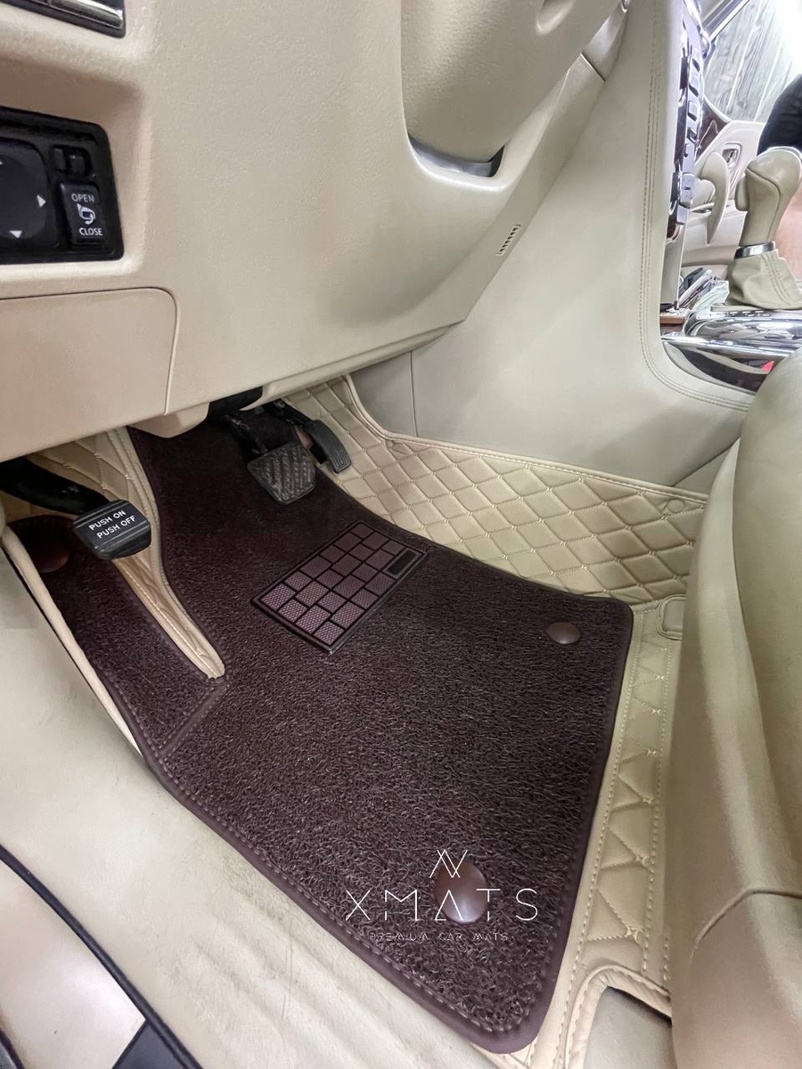 Коврики из экокожи в салон на Nissan Patrol (Y62)