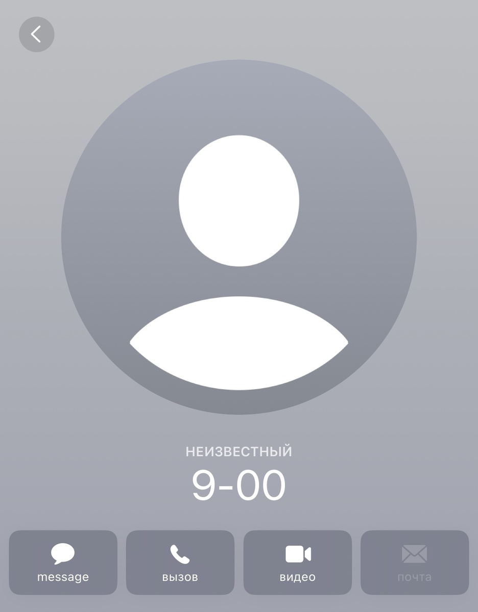 У владельцев iPhone номер Сбера может отображаться как 9-00