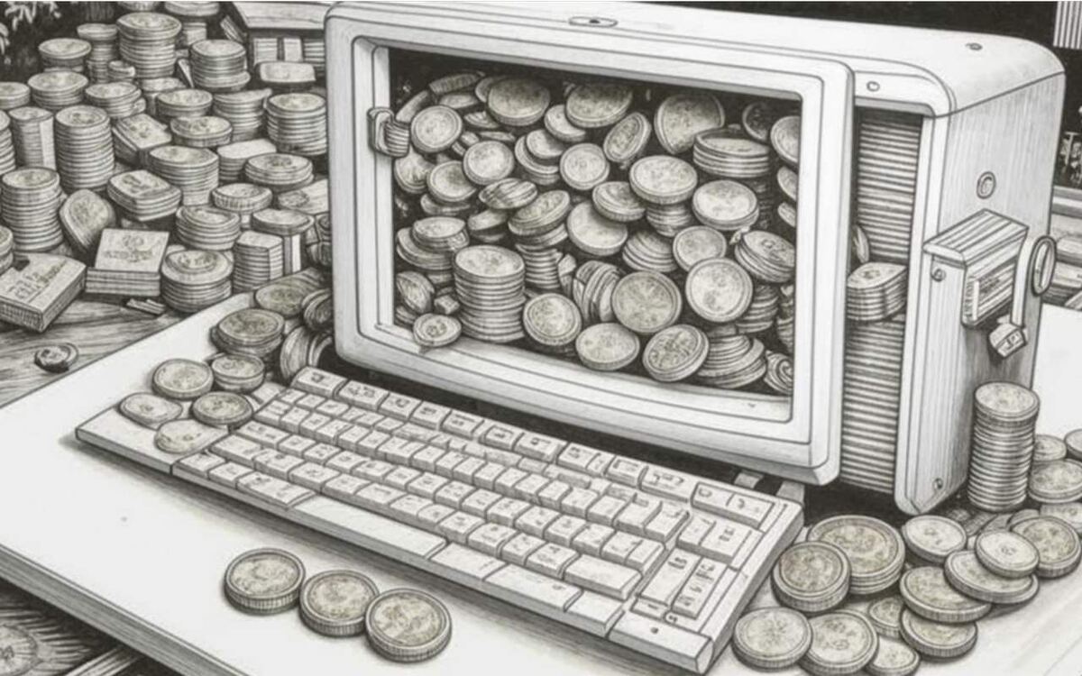    Липчане единственными в Черноземье пробили отметку в 1 млрд рублей затрат на софт для бизнеса Иллюстрация: нейросеть «Кандинский»