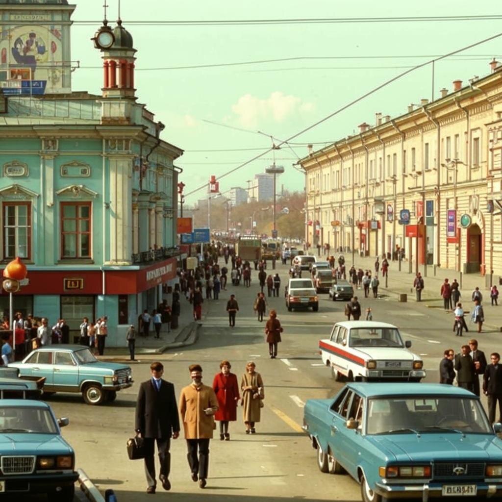 Жизнь в России в 1992 году по Кандинскому