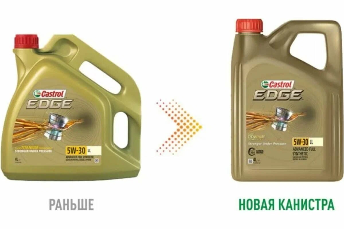 Варианты оригинальных канистр масла Castrol