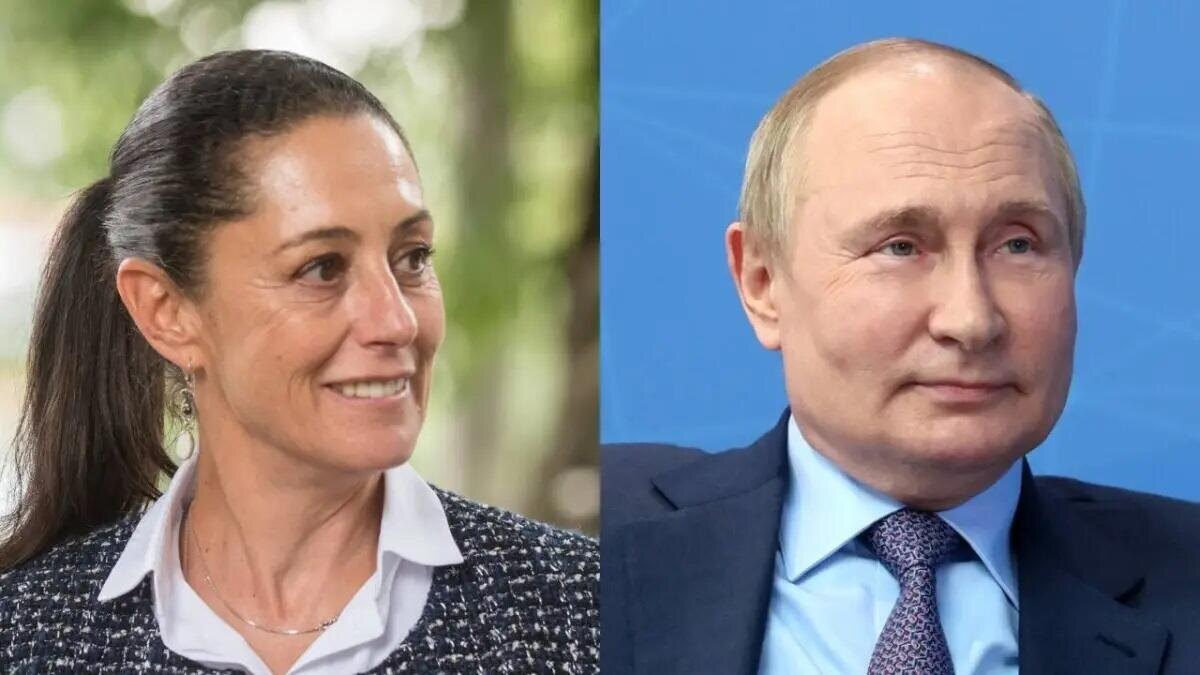 Фото Владимир Путин и Клаудиа Шейнбаум