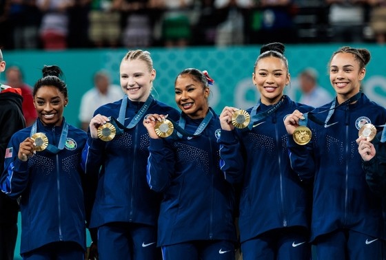    Женская команда США по гимнастике