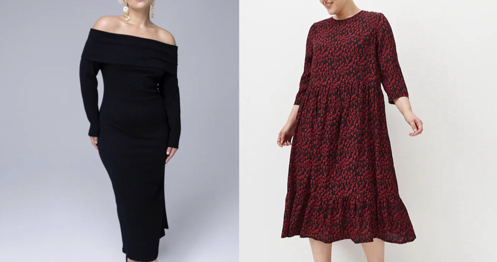 Как и какие платья носить в весе 70+: примеры и антипримеры