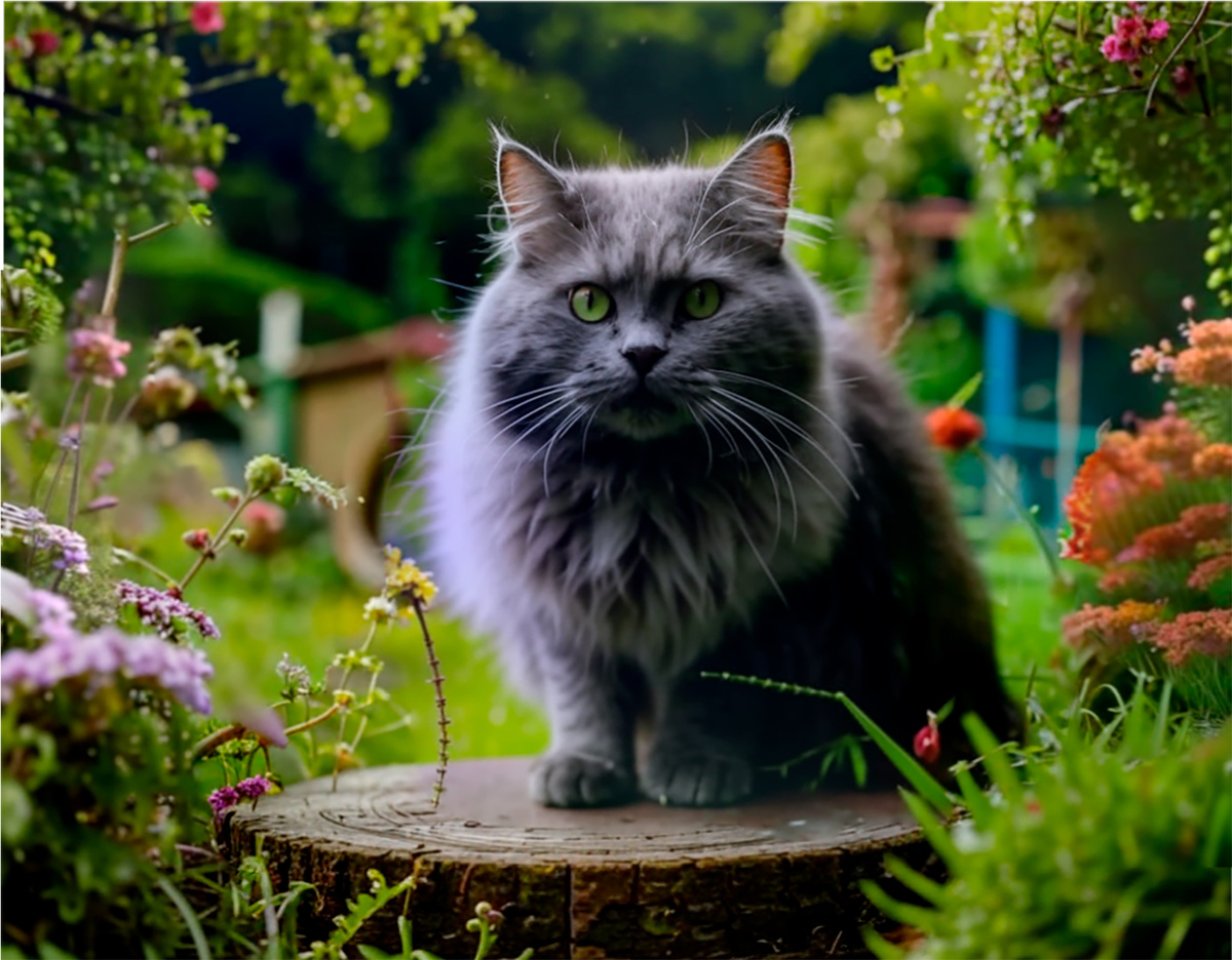 Иллюстрация к книге Попаданка с Великой Переправы. Автор Таня Читер. Кот