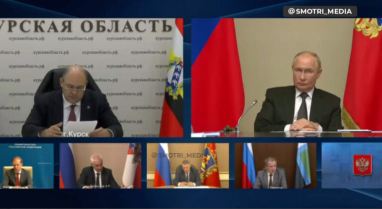   Президент России Владимир Путин провел совещание по ситуации в Курской области Андрей Севостьянов