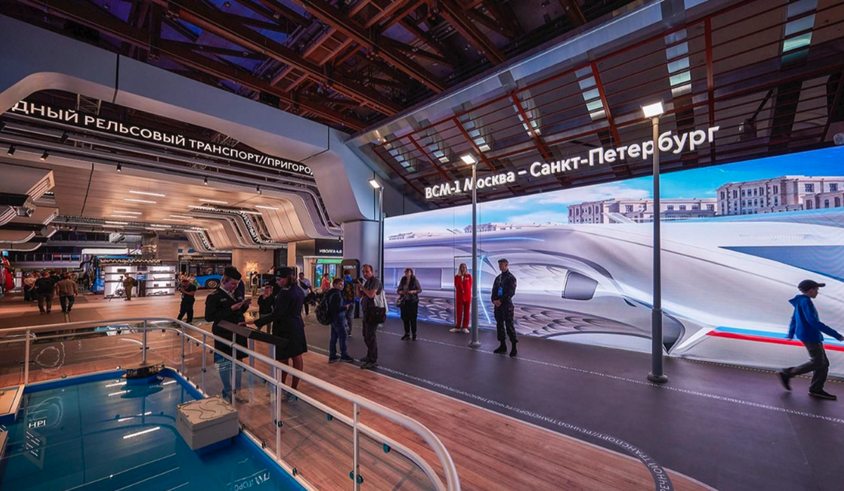 📷 1.2: Проектное решение ВСМ-1 на форуме "Москва 2030" | mos.ru