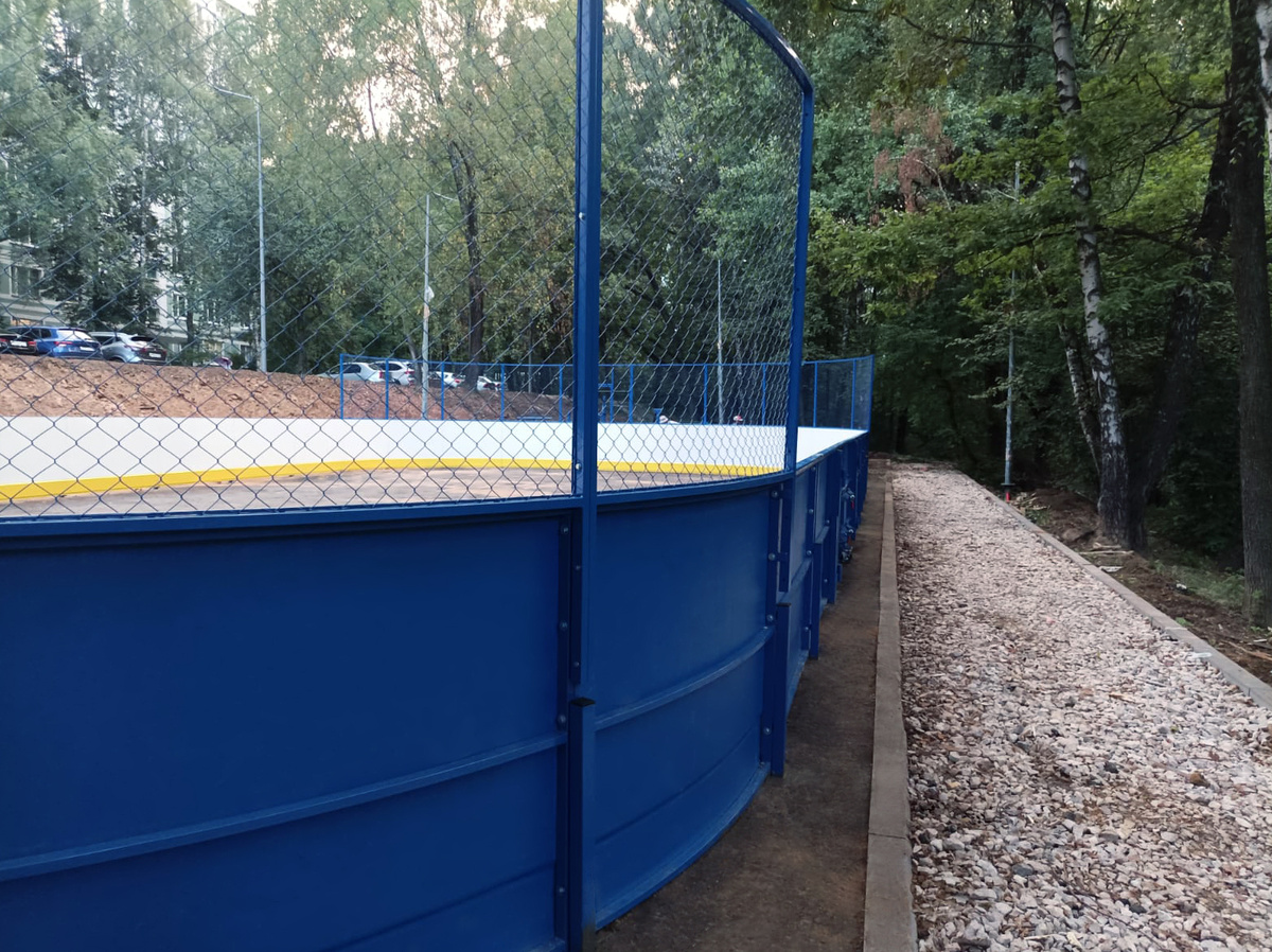 Хоккейная коробка производителя Hbort.ru