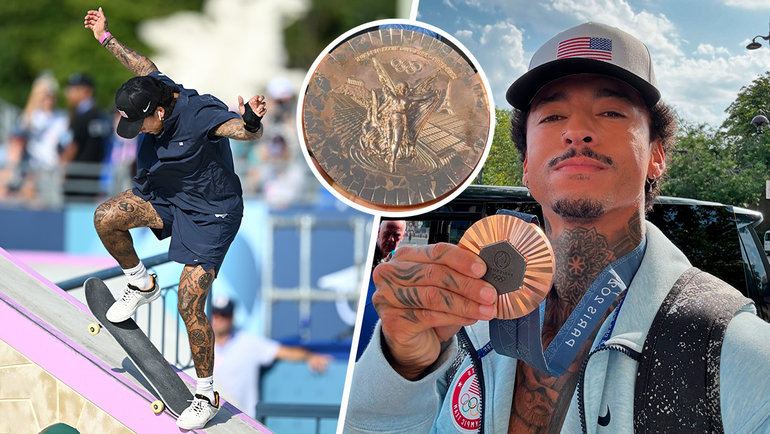    Найдж Хьюстон недоволен качеством олимпийской медали. Reuters