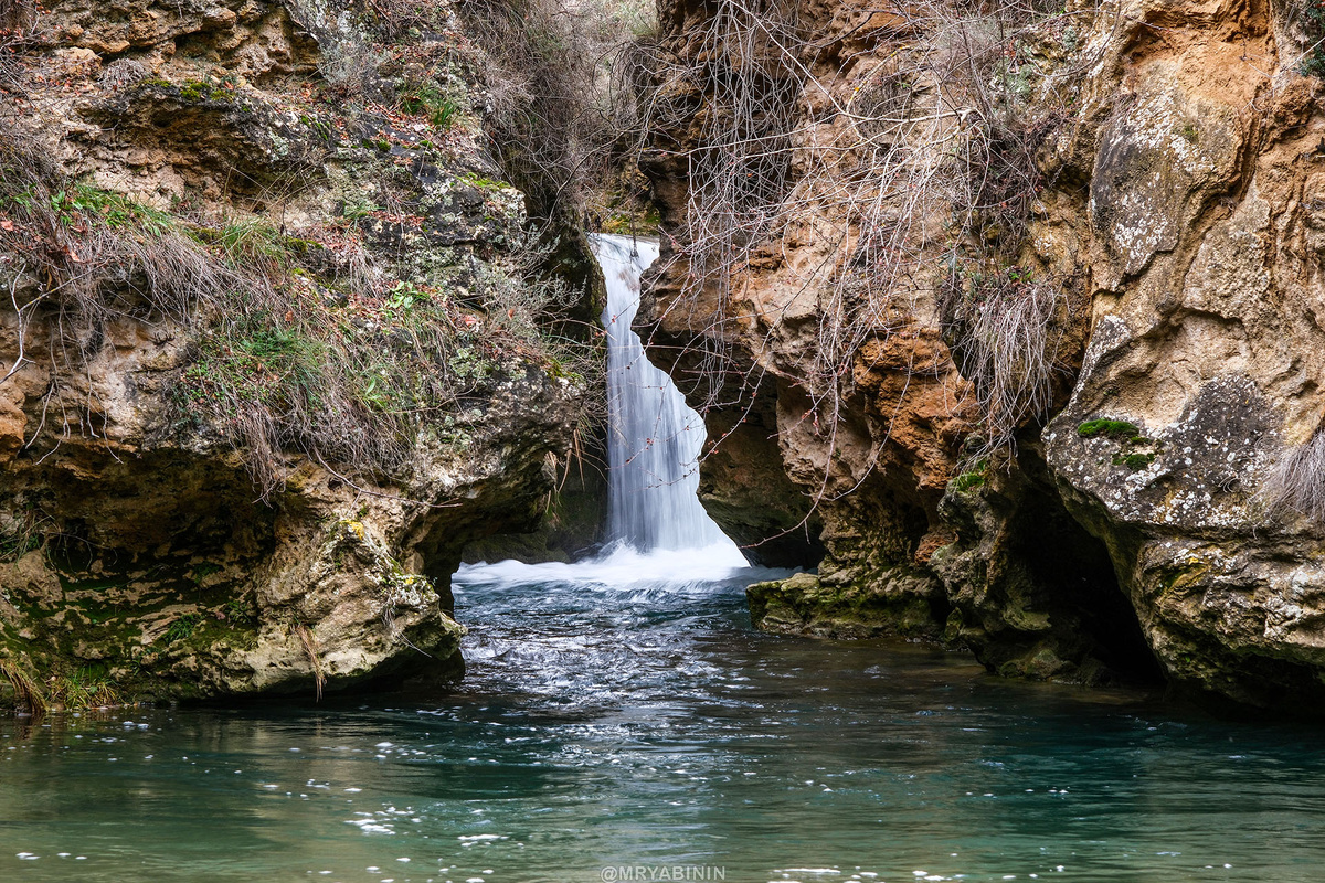 Водопады Cascada Batida в Испании