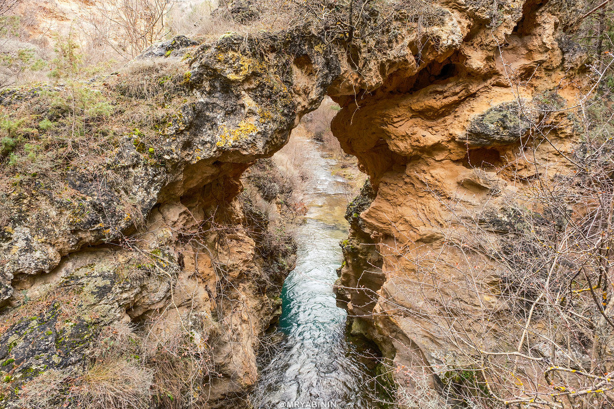 Водопады Cascada Batida в Испании