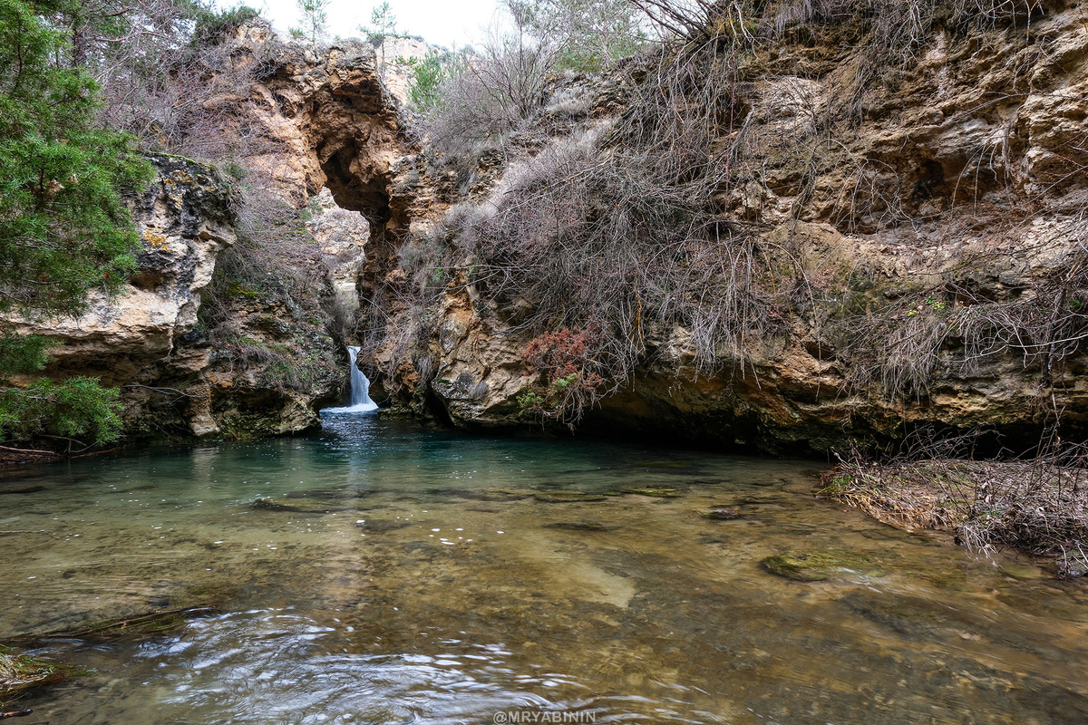 Водопады Cascada Batida в Испании