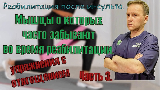 Важные мышцы о которых часто забывают во время реабилитации. Реабилитация после инсульта. Часть 3.