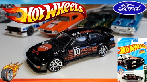 Custom Hot Wheels 87 Ford Sierra Cosworth HW Retro Racers 1/10