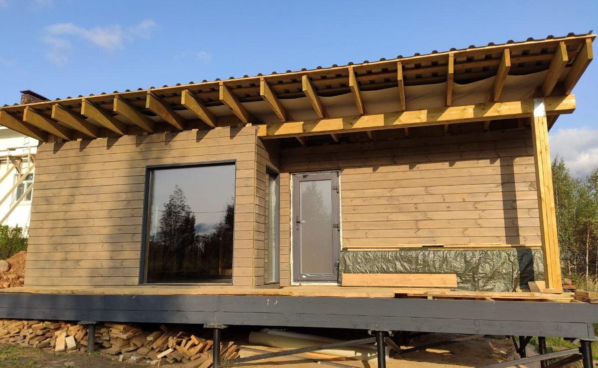 Проект Chivas. domokea.ru Теплый каркасный дом вдвоем с супругой за 620тр (эх цены..) и 1.5месяца