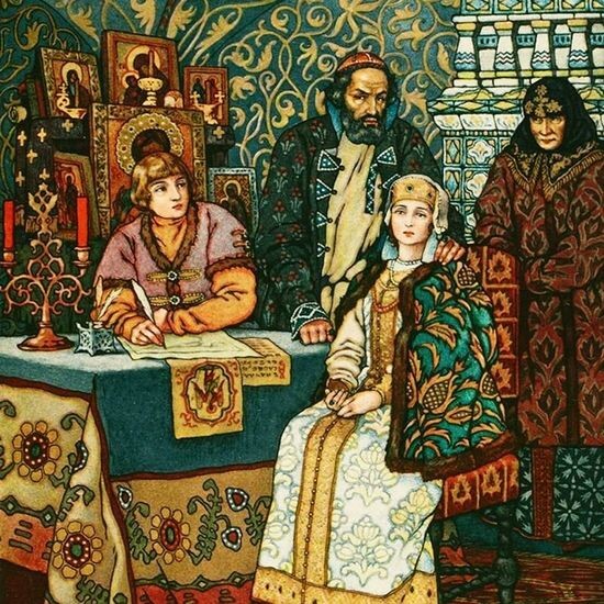 Иллюстрация к драме А.С. Пушкина "Борис Годунов". Из открытого источника