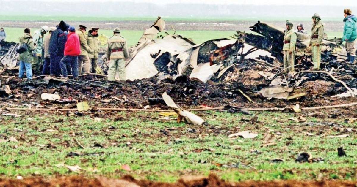 На месте катастрофы