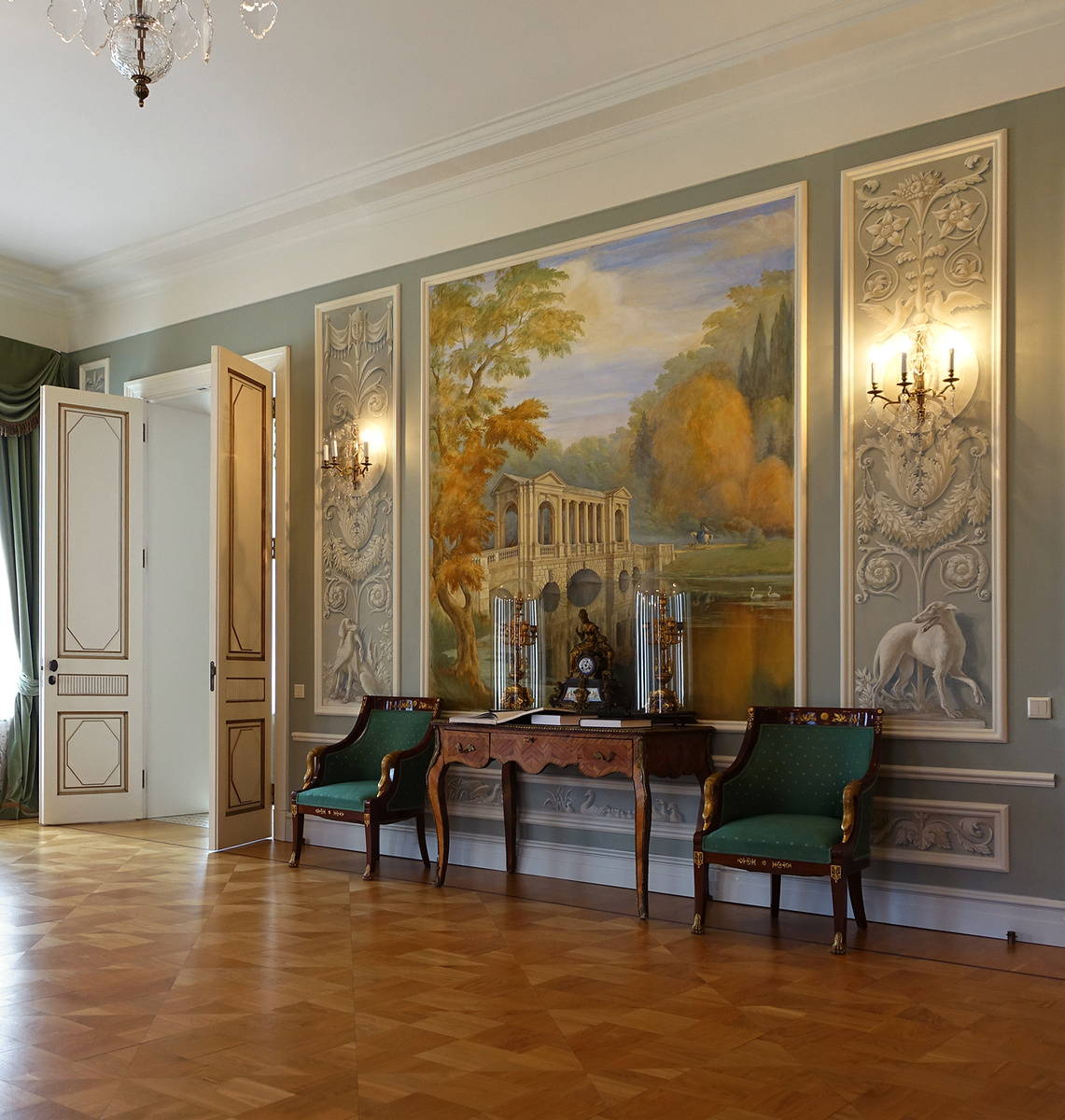 Степановское-Воло́сово - восстановленная усадьба князей Куракиных. Тверская область.