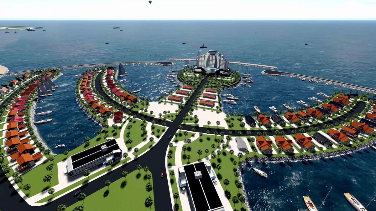 Крупный туристический проект в Батуми - проект острова на Черном море  © courtesy of Island Ambassadori