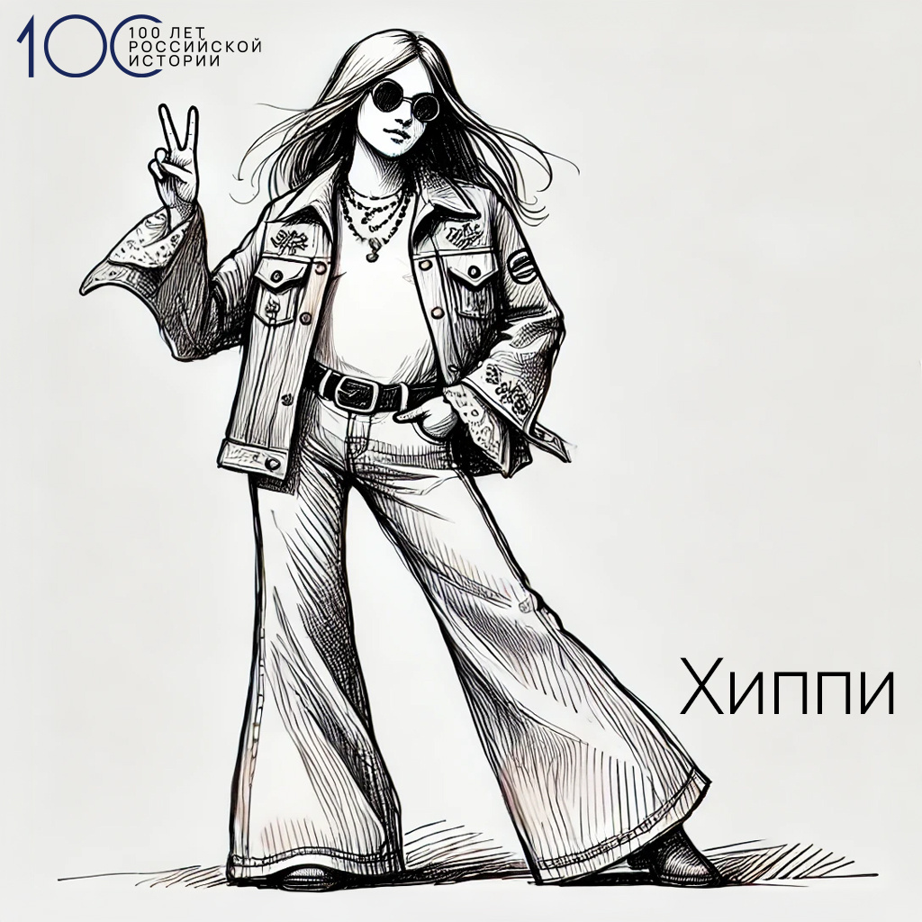 Советские хиппи выглядели как западные