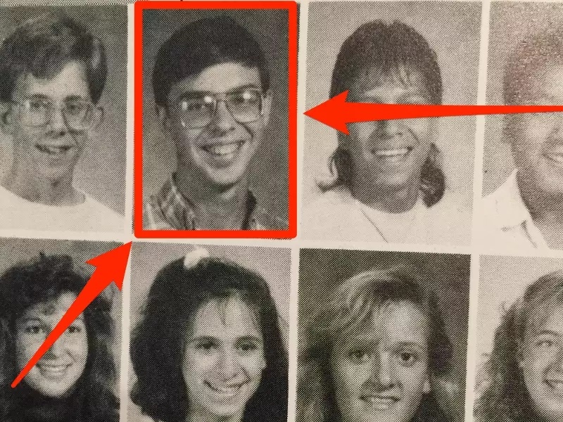 Ларри Пейдж в школьном альбоме 