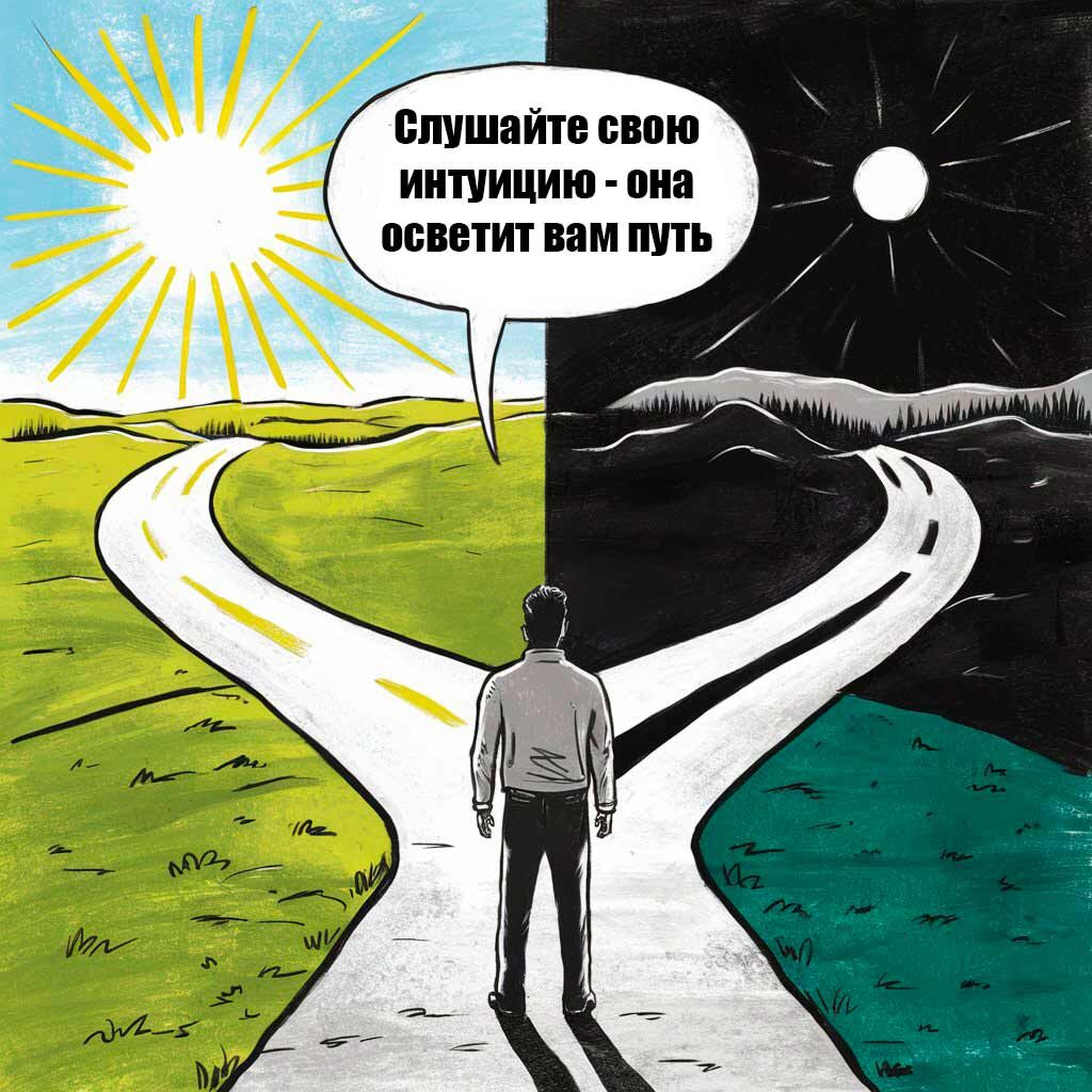 Интуиция и выбор пути: Доверьтесь своей интуиции, она осветит верный путь