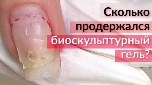 Снятие биогеля и укрепление натуральных ногтей Bio Sculpture Gel