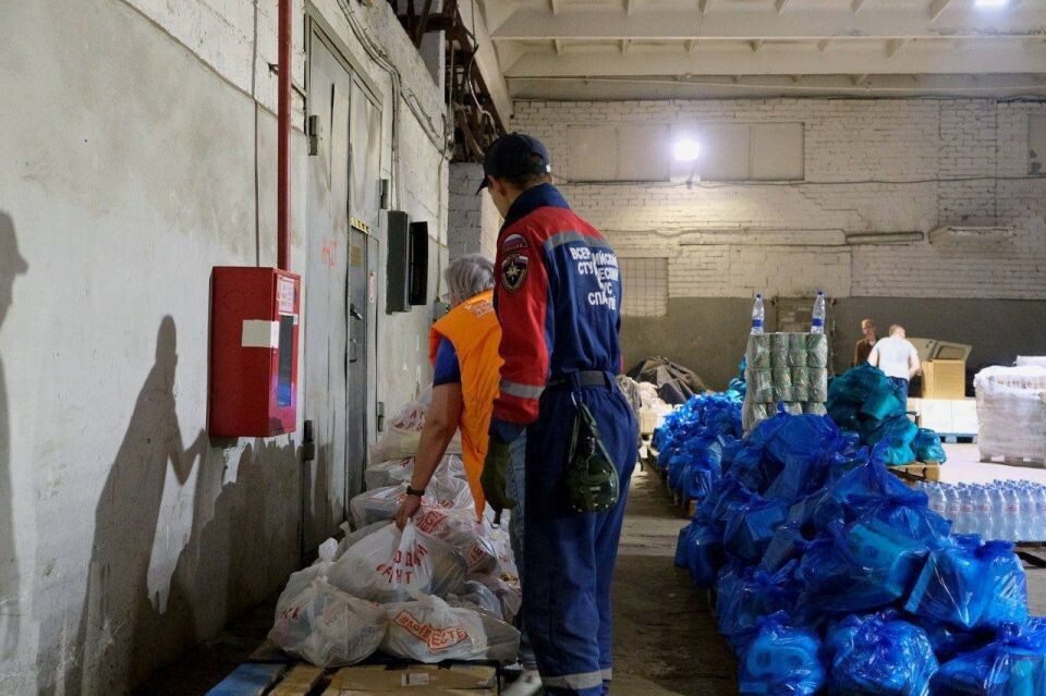    Волонтеры в Курске. Источник: Всероссийский студенческий корпус