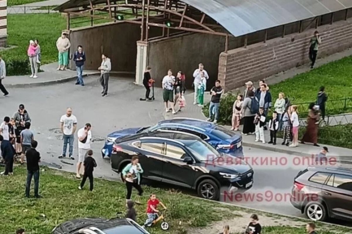    В Мурино произошло массовое ДТП с участием семи автомобилей
