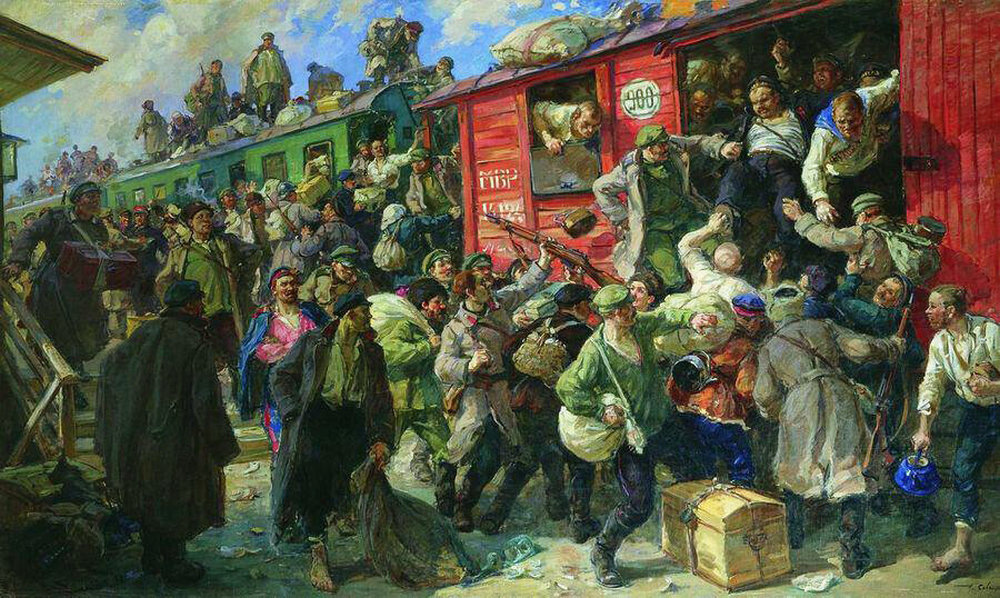 Г.К. Савицкий. "Стихийная демобилизация старой армии ", 1964 г.