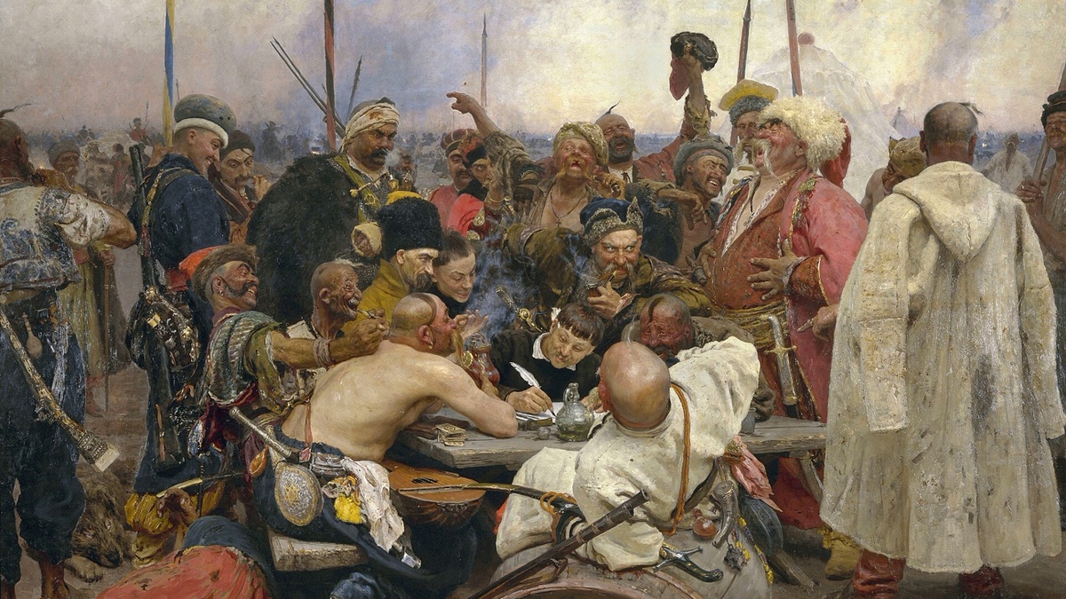 И. Е. Репин. «Запорожцы». 1880—1891.