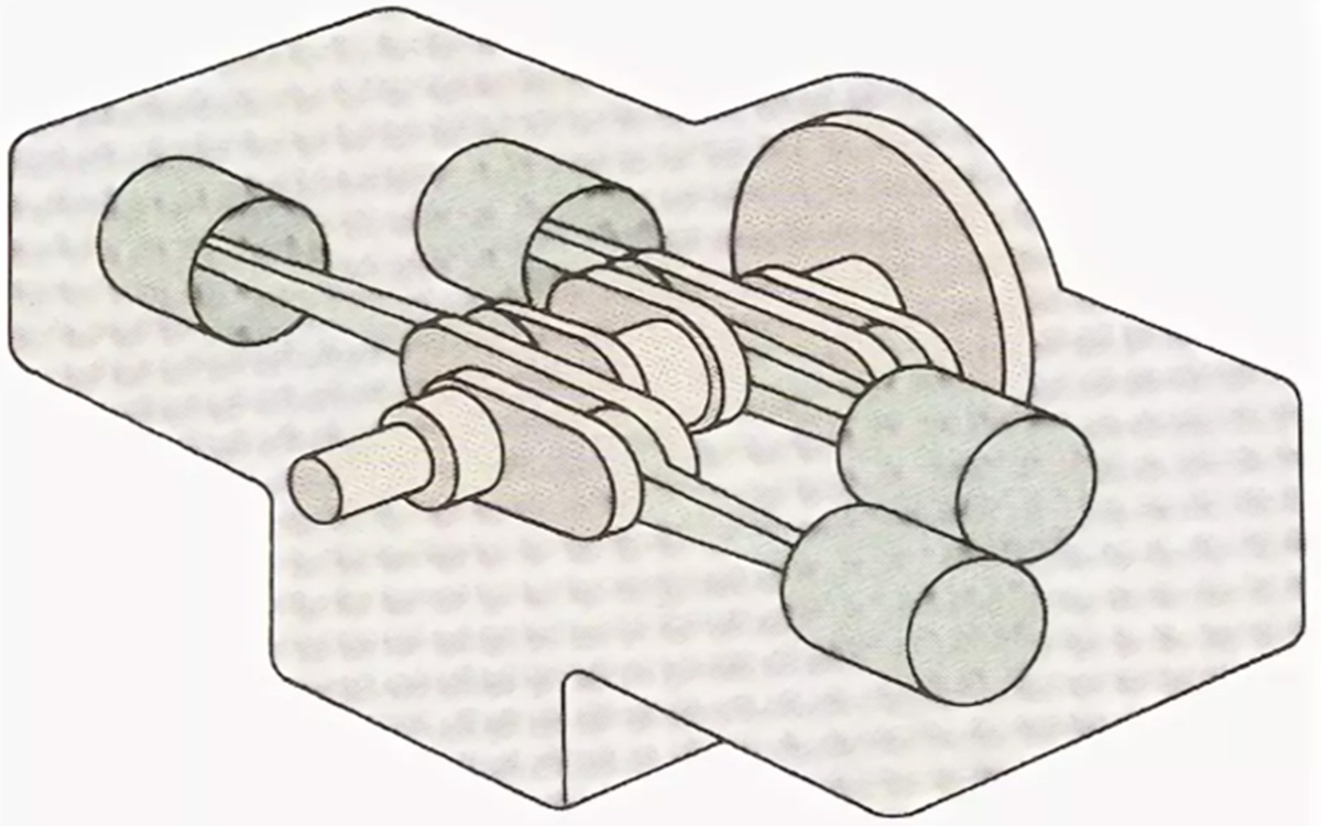 kingspeed.tistory.com📷Примитивная, но очень наглядная схема внутренней организации оппозитного 4-цилиндрового мотора. Два поршня в данный момент находятся на сближении, два — на удалении. При этом поршни обеих пар зеркальны по отношению друг к другу относительно коленвала.