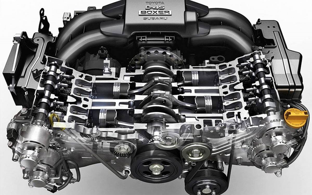 Toyota📷4-цилиндровый двигатель серии FA совместной разработки Subaru и Toyota — типичный представитель современных boxer-оппозитников.