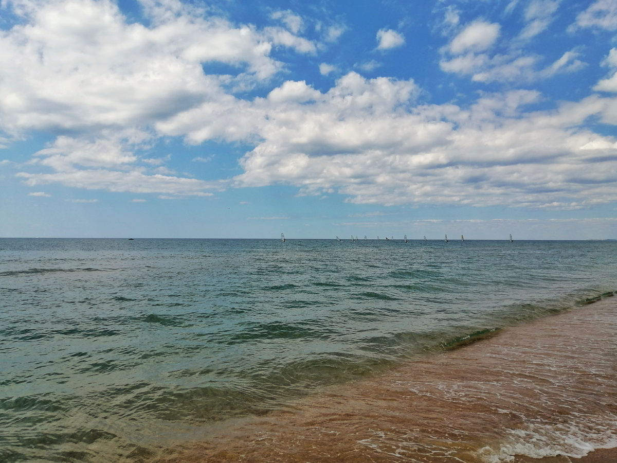 Море в станице Благовещенская.