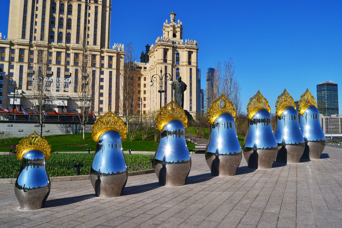 Арт-объект «Матрёшки». Фото: Shutterstock 