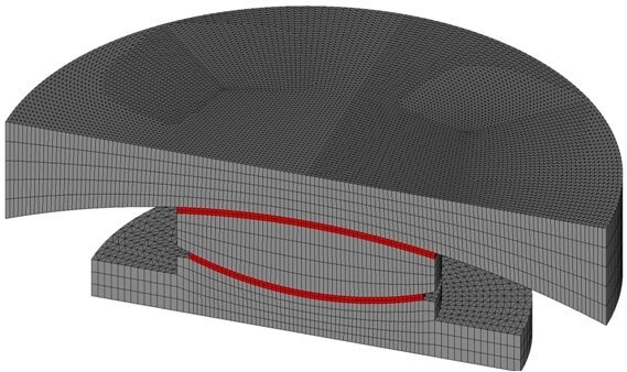    Цифровой аналог опорной части моста / © Юрий Носов, Пермский Политех