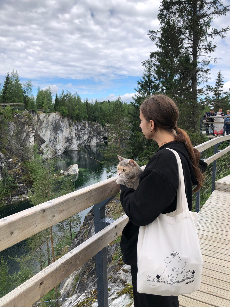 Наша Марселин-путешественница.