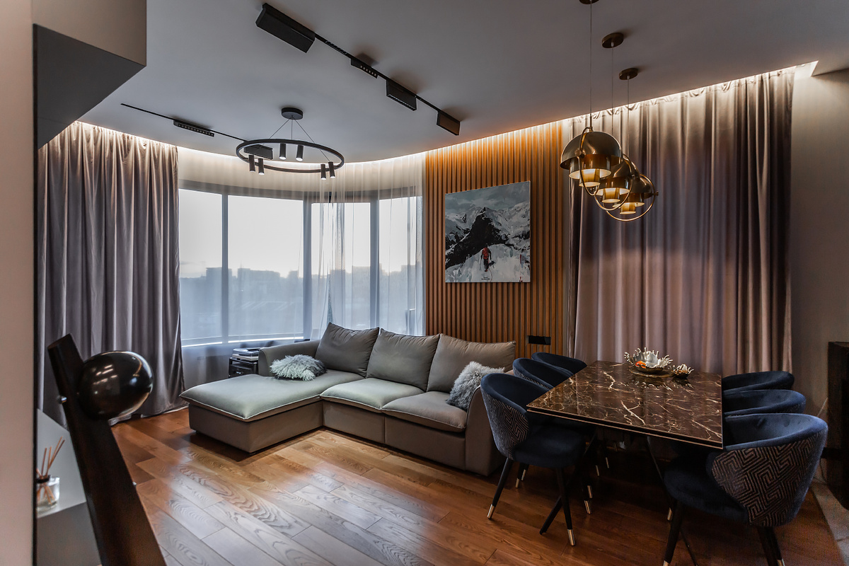 На фото: проект Квартира в ЖК «Символ», https://donolux.ru/proekty/kvartira-v-zhk-simvol