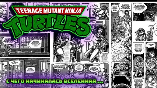 Черепашки ниндзя краткая история или с чего начиналась вселенная TMNT. Обзор первых комиксов.