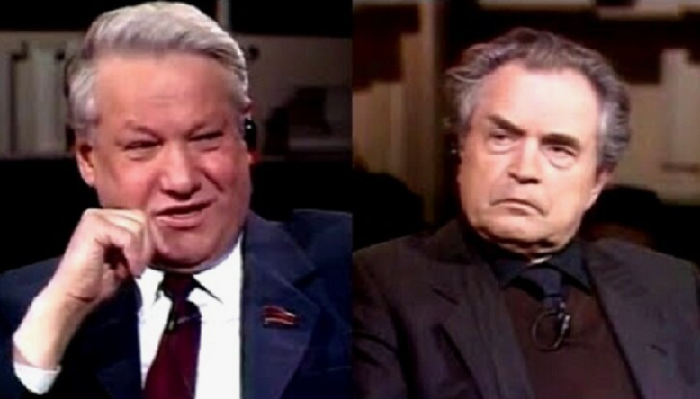 Александр Зиновьев в Париже в ходе дискуссии с Ельциным предсказал развал Советского Союза. 