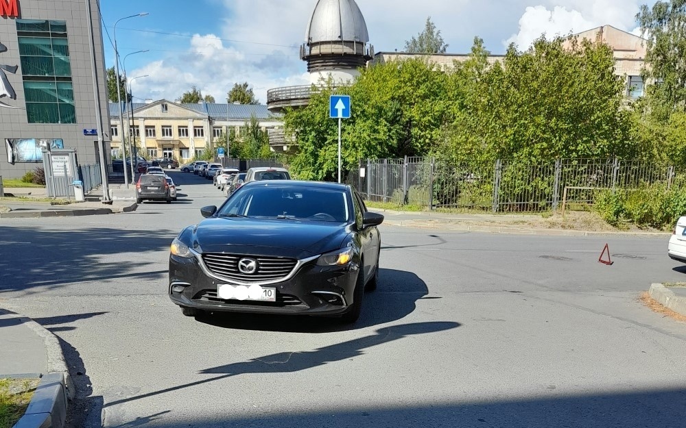    Массовая авария с мотоциклистом произошла в ПетрозаводскеГАИ Петрозаводска