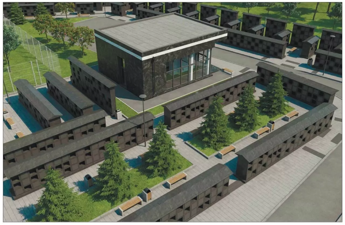 Крематорий в Красноярске: инвестор представил эскизы нового проекта